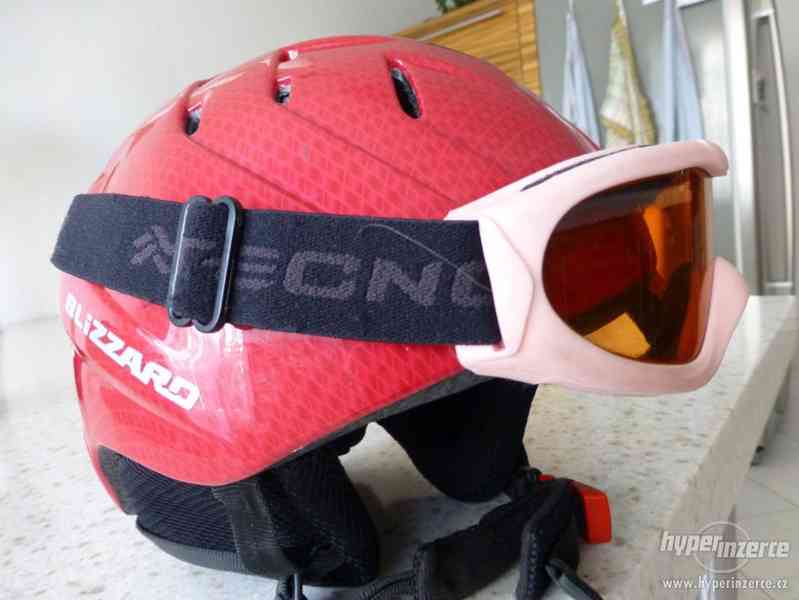 Dětská lyžařská helma Blizzard + brýle TECNO - foto 7