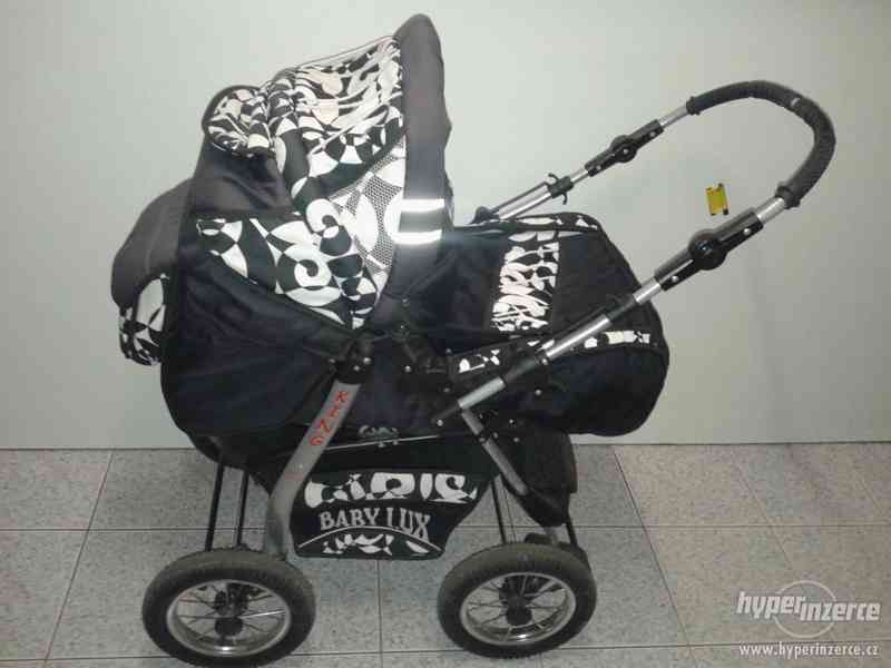 Kočárek zn.Babylux King + taška na miminko+autosedačka - foto 2