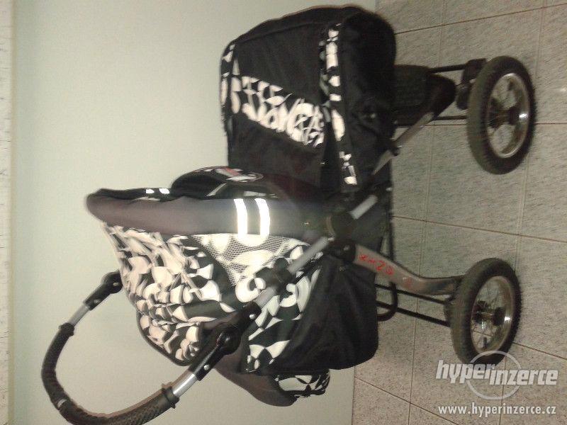 Kočárek zn.Babylux King + taška na miminko+autosedačka - foto 5