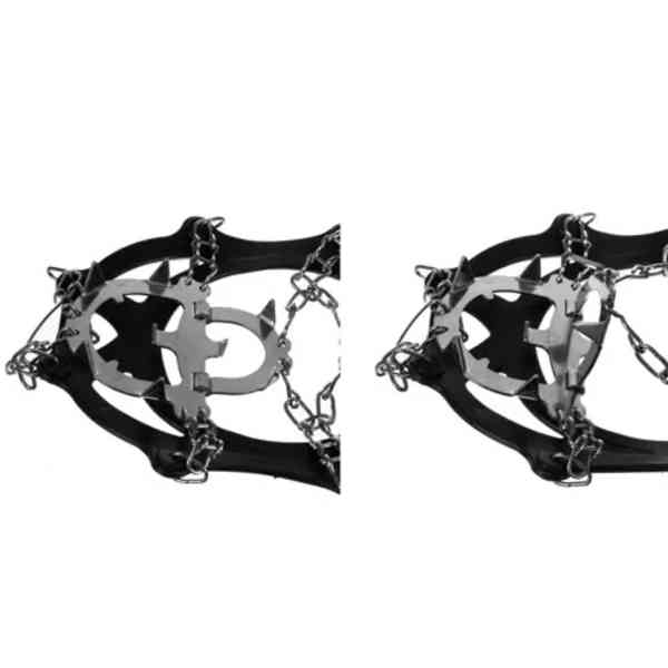 Nesmeky na boty řetězové Trizand Pro - černé-stříbrné - foto 12