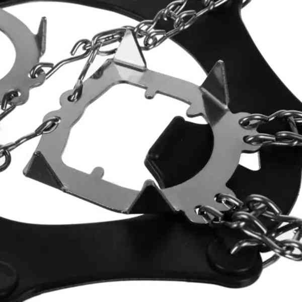 Nesmeky na boty řetězové Trizand Pro - černé-stříbrné