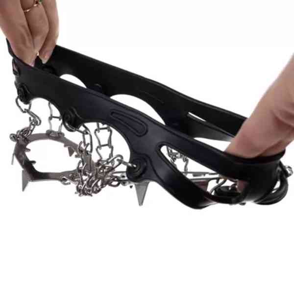 Nesmeky na boty řetězové Trizand Pro - černé-stříbrné - foto 11
