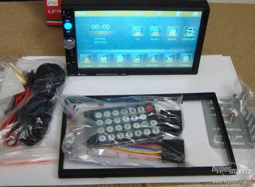 2DIN 7023D 7" LCD USB,SD,BT autorádio + cou.kamera - foto 3