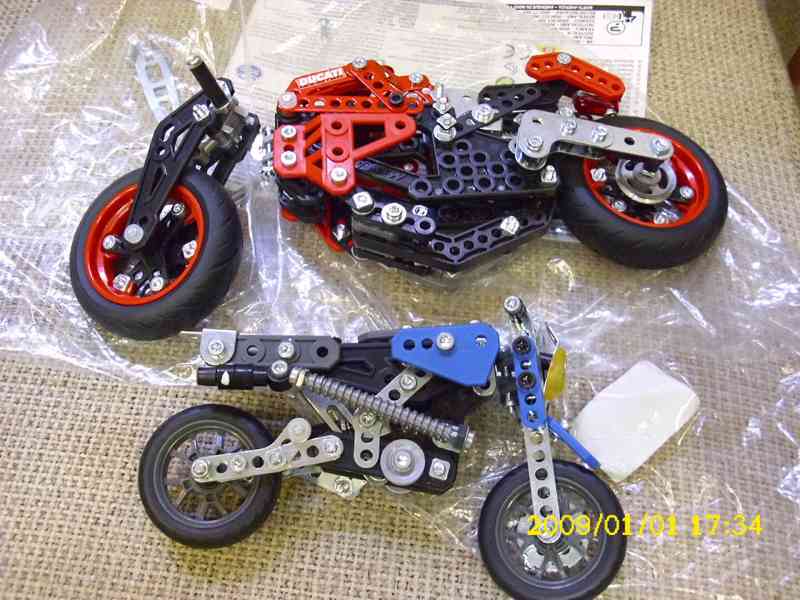 Dětské stavebnice LEGO, Cheva, Meccano motorky (Merkur) - foto 6