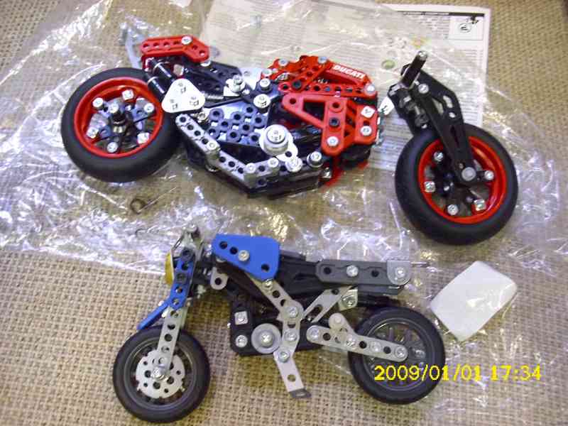 Dětské stavebnice LEGO, Cheva, Meccano motorky (Merkur) - foto 8