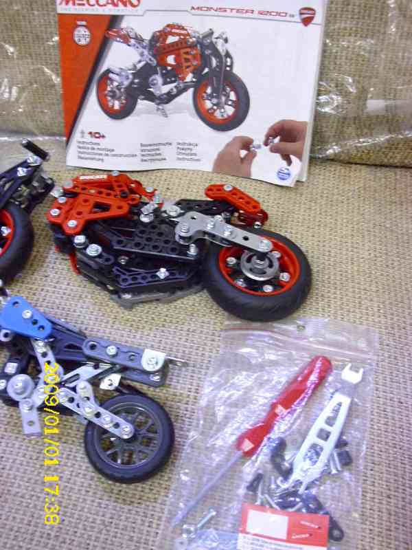 Dětské stavebnice LEGO, Cheva, Meccano motorky (Merkur) - foto 14