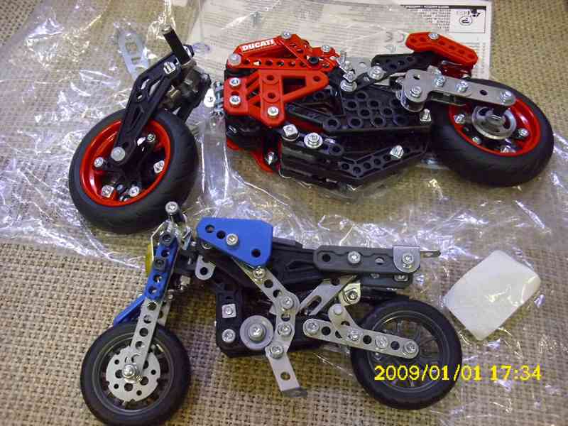 Dětské stavebnice LEGO, Cheva, Meccano motorky (Merkur) - foto 7