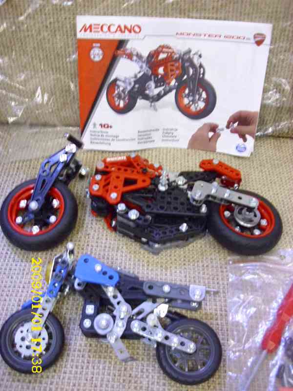 Dětské stavebnice LEGO, Cheva, Meccano motorky (Merkur) - foto 13