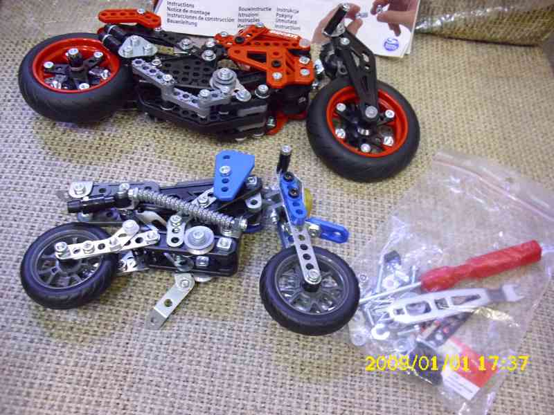 Dětské stavebnice LEGO, Cheva, Meccano motorky (Merkur) - foto 11