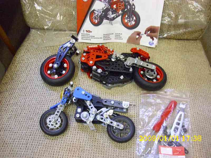 Dětské stavebnice LEGO, Cheva, Meccano motorky (Merkur) - foto 12