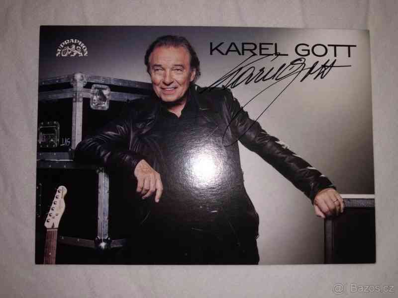 Karel Gott - autogram