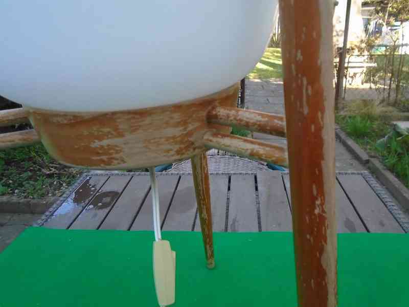 Velká podlahová lampa lampička ÚLUV 4159-2 originál retro - foto 7