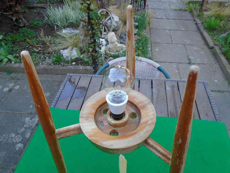 Velká podlahová lampa lampička ÚLUV 4159-2 originál retro - foto 11