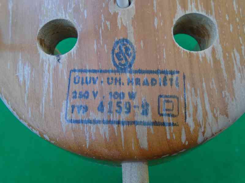 Velká podlahová lampa lampička ÚLUV 4159-2 originál retro - foto 15