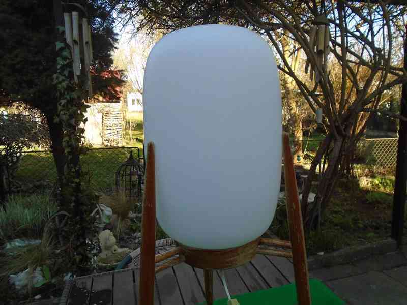 Velká podlahová lampa lampička ÚLUV 4159-2 originál retro - foto 3