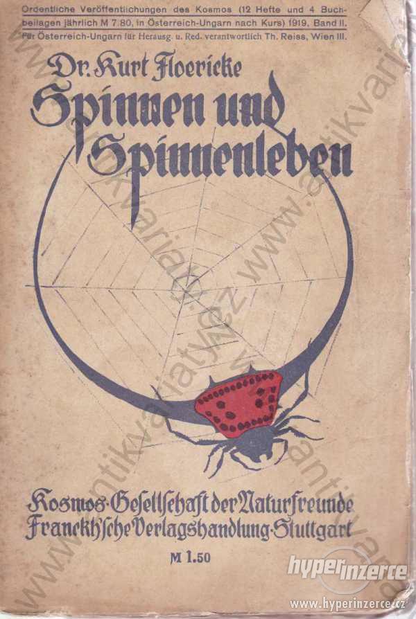 Spinnen und Spinuenleben Dr. Kurt Floericke 1919 - foto 1