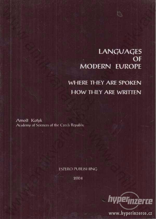 Languages of Modern Europe - foto 1