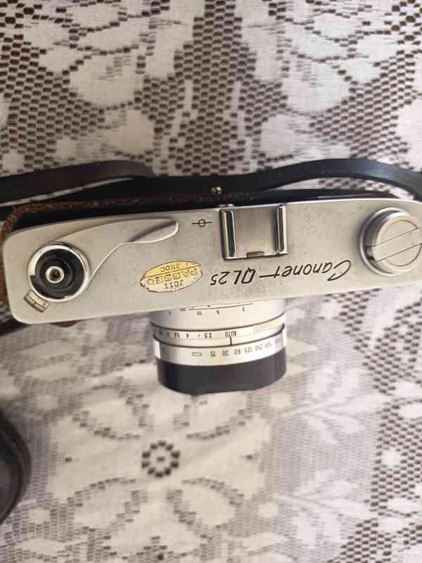 Fotoaparát Canon QL 25, malý otlak na objektivu - foto 2