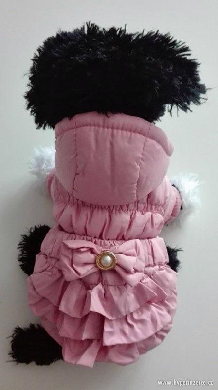 doprodej - kabátek/bunda pro psa, růžová barva - foto 1