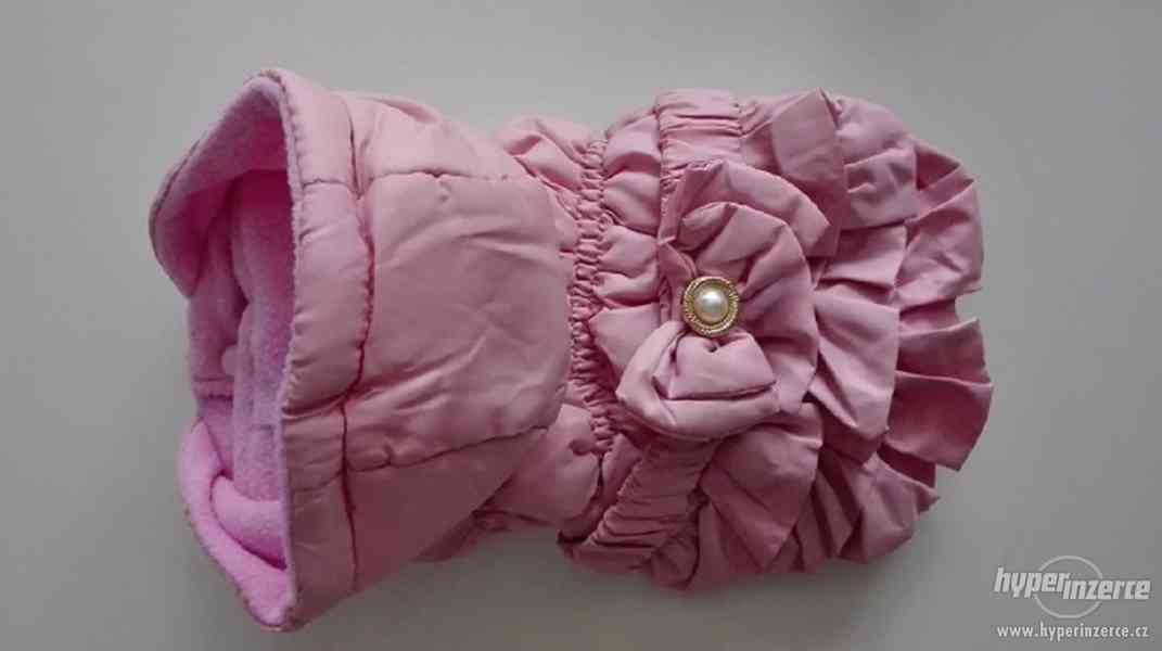 doprodej - kabátek/bunda pro psa, růžová barva - foto 2