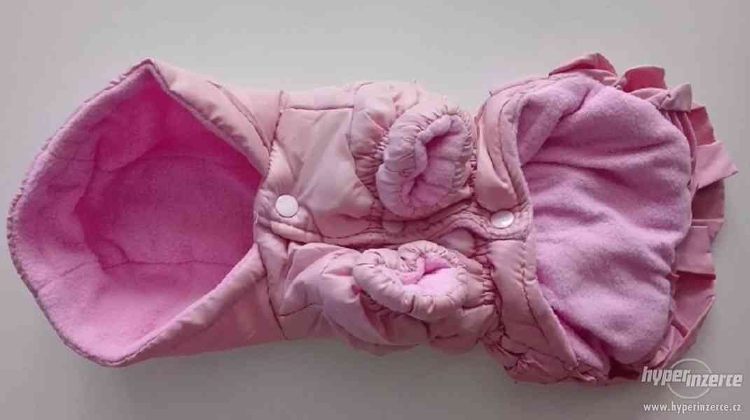 doprodej - kabátek/bunda pro psa, růžová barva - foto 3