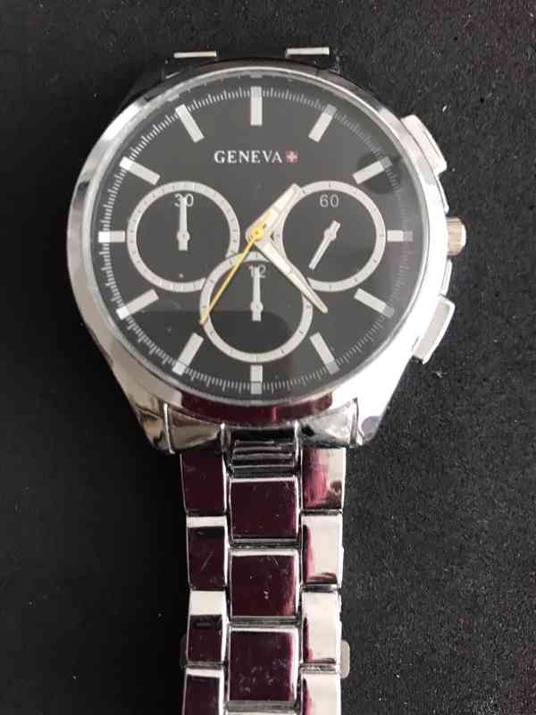 Prodám nové pánské hodinky  Geneva Quartz  - foto 4
