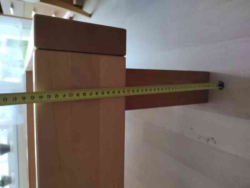 Postel masivní buková 200 x 90 cm + rošt Matraflex - foto 16