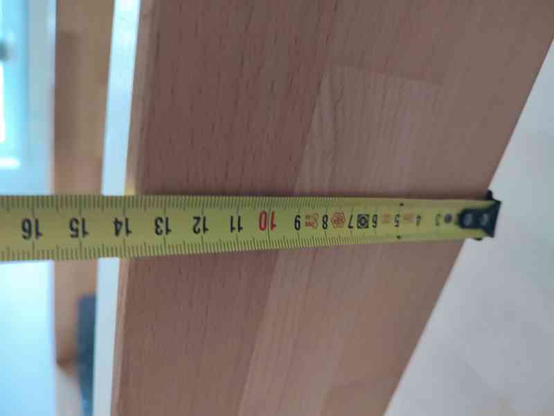 Postel masivní buková 200 x 90 cm + rošt Matraflex - foto 15