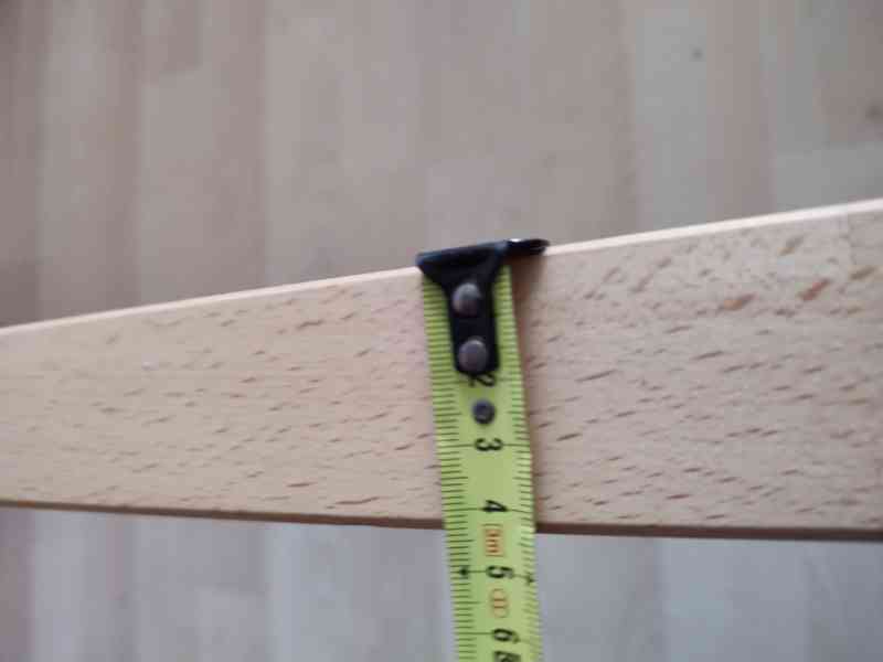 Postel masivní buková 200 x 90 cm + rošt Matraflex - foto 14