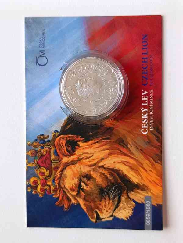 62,2g ryzího stříbra, náklad jen 1tis.kc ČESKY LEV 2021 - foto 7