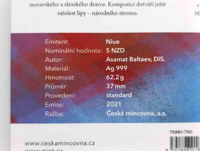 62,2g ryzího stříbra, náklad jen 1tis.kc ČESKY LEV 2021 - foto 4