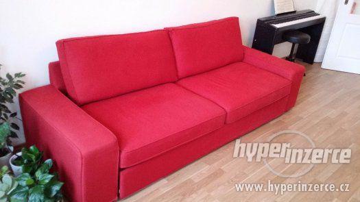 IKEA KIVIK 3místná rozkládací pohovka - foto 1