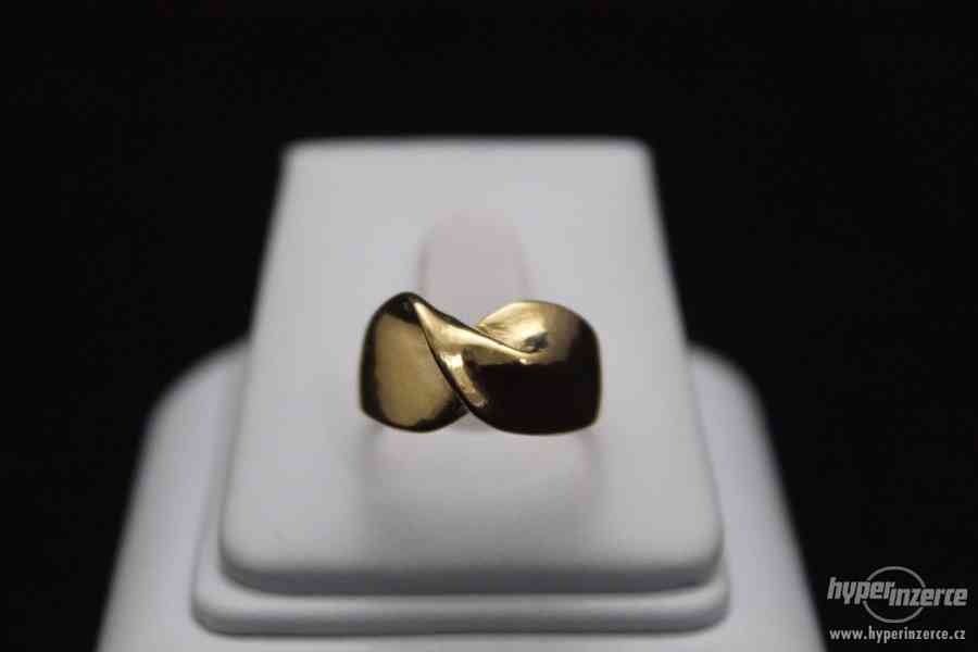 Krásný zlatý prsten 5.91 g - foto 4