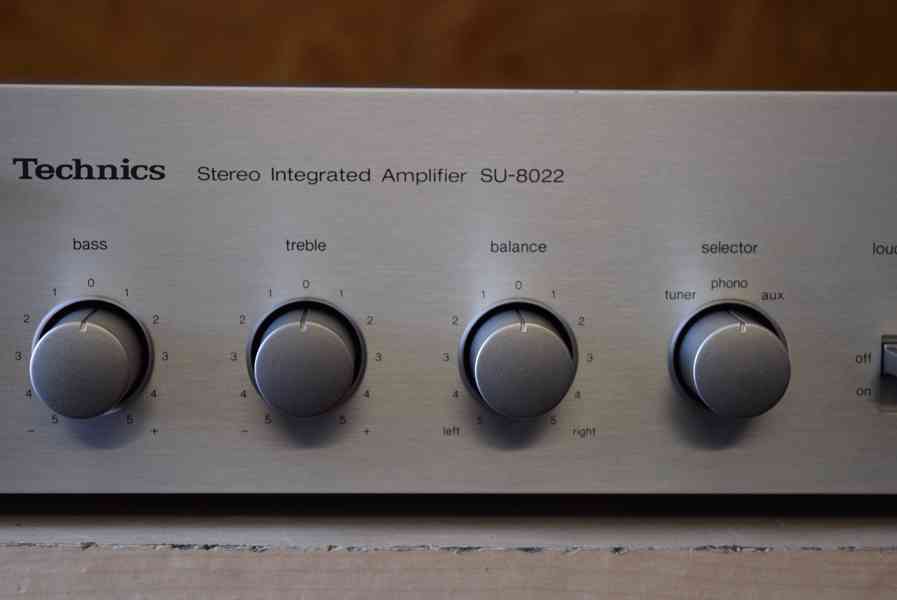 TECHNICS SU-8022 PĚKNÝ VINTAGE STEREO ZESILOVAČ !! - foto 3