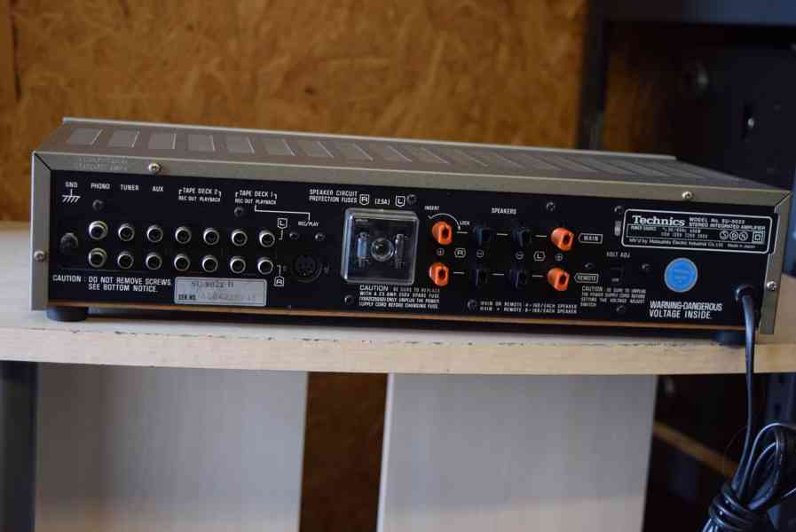TECHNICS SU-8022 PĚKNÝ VINTAGE STEREO ZESILOVAČ !! - foto 6
