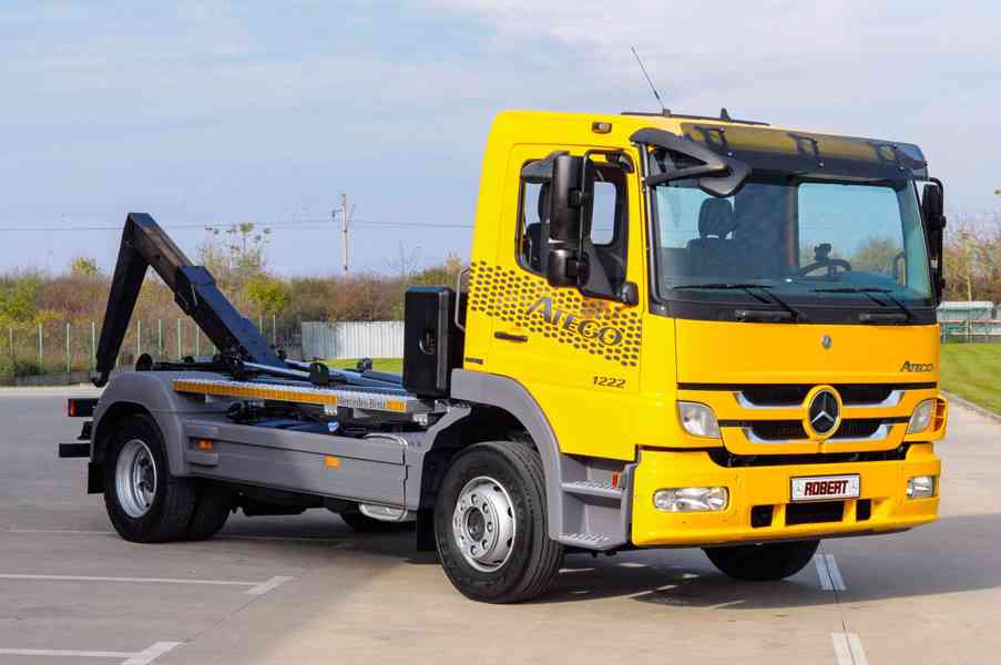 MERCEDES ATEGO 1222 - HÁKOVÝ NOSIČ KONTEJNERŮ EURO5 - foto 88