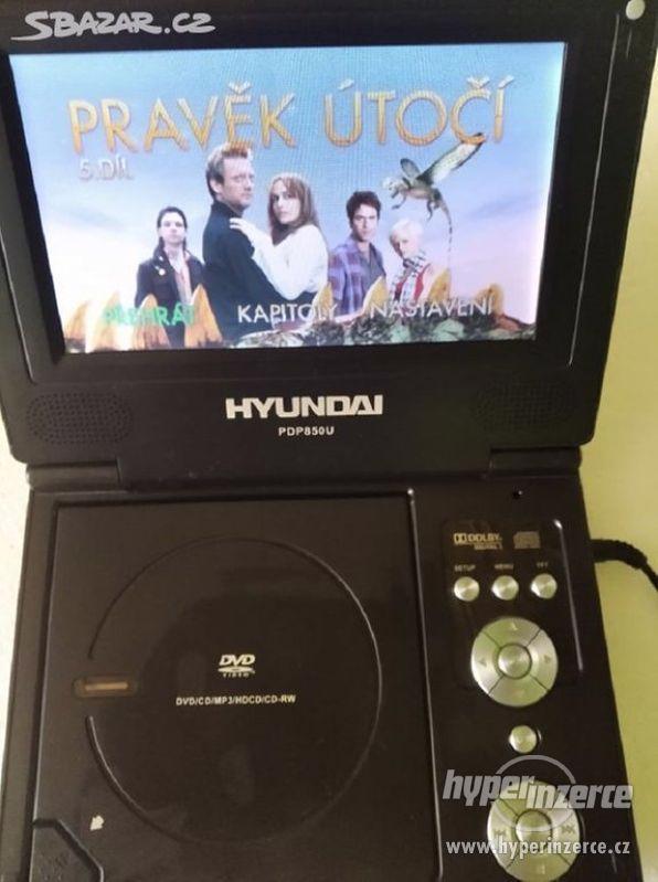 Přenosný DVD Přehrávač Hyundai s nabíječkou - foto 1