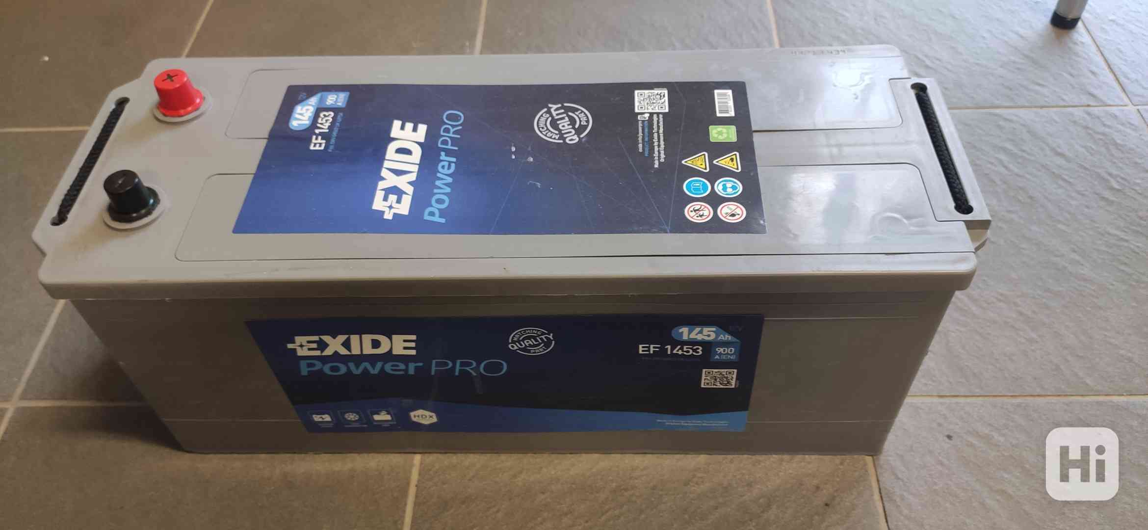 Autobaterie EXIDE POWER PRO 145 AH 900A - foto 1