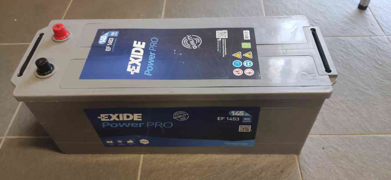 Autobaterie EXIDE POWER PRO 145 AH 900A - foto 1