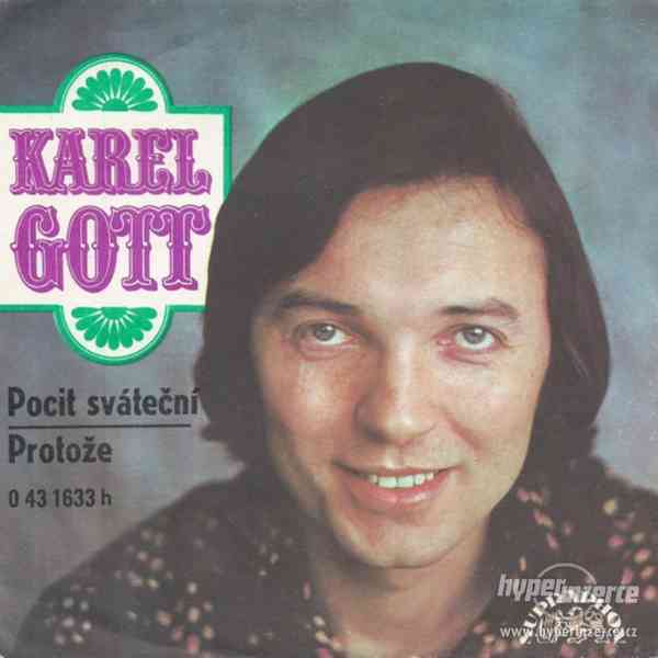 Karel Gott: Pocit Sváteční - Protože, SP - foto 1