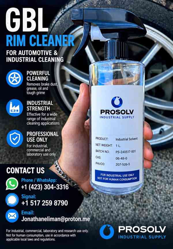 Buy effective GBL wheel cleaner(whatsapp:14233043316) - foto 1