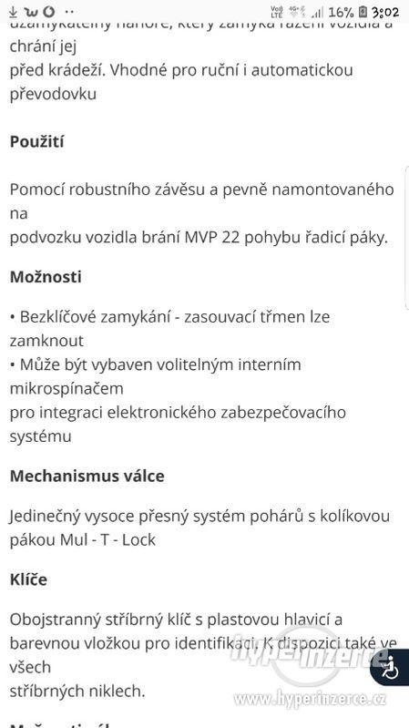 Zámek Mul-T-Lock MVP 22 - foto 3