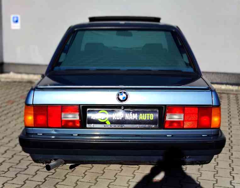 BMW E30 318i 83KW, 1989, SEDAN, MTECH, WEBASTO, ŠÍBR,VETERAN - foto 8