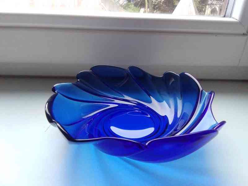 Miska z modrého skla - foto 2