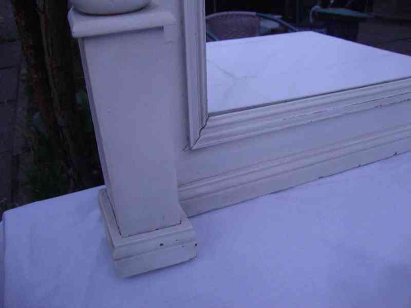 Starožitné nástěnné zrcadlo velké 107x64 cm Secese pěkné - foto 6