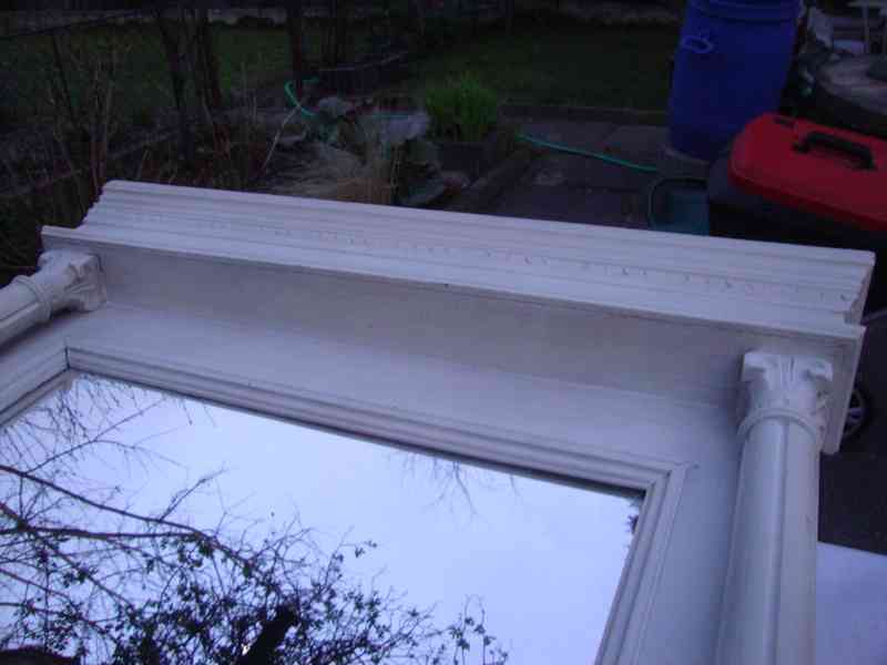 Starožitné nástěnné zrcadlo velké 107x64 cm Secese pěkné - foto 19