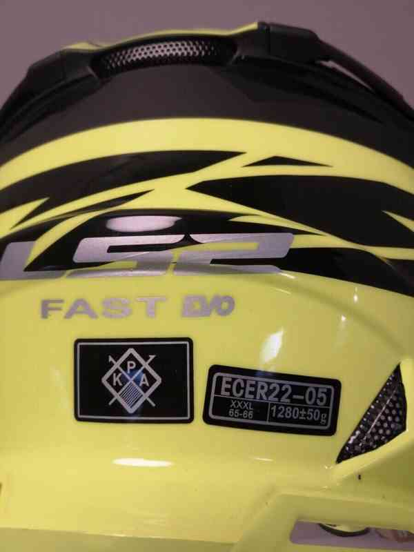 Motokrosová přilba LS2 Fast Evo Roar - foto 4