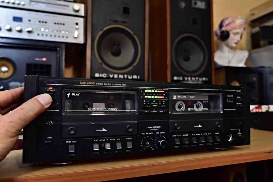 RFT SDK 4000 double cassette deck - kazetový magnetofon - foto 1