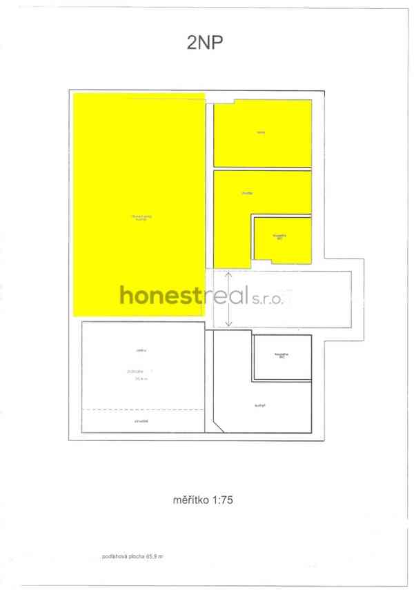 Exkluzivně cihl. OV 2+kk, půda, zahrada, Slovinská, Brno - foto 23