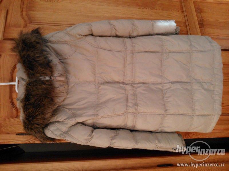 Dámský zimní béžový kabát - foto 2